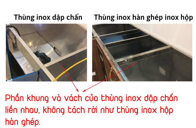 Mẹo nhận biết tủ bếp khung sắt hộp ngay cả khi đã phủ sơn